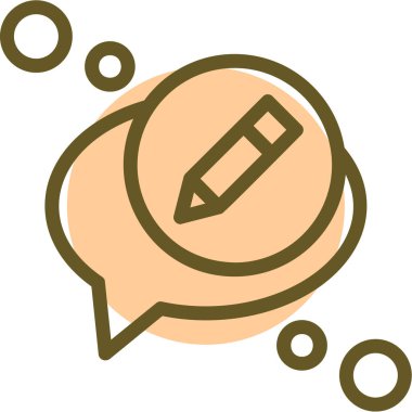 kalem simgesi vektör illüstrasyonu