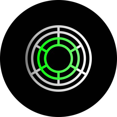 Soyut geometrik dairesel element. vektör tasarımı