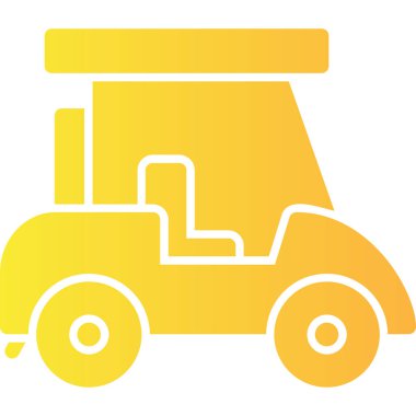 - Araba. Web simgesi basit illüstrasyon