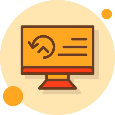 iş yönetimi simgesi basit illüstrasyon