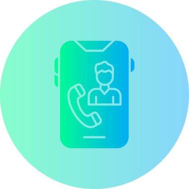 Vektör Çağrısı Simgesi illüstrasyonu