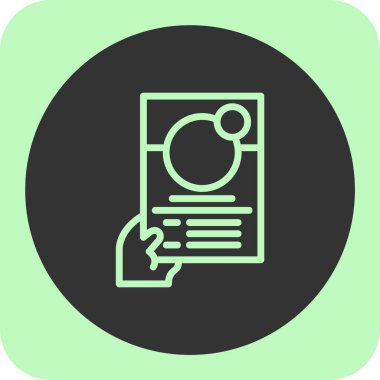 Vektör belgesi Simge illüstrasyonu