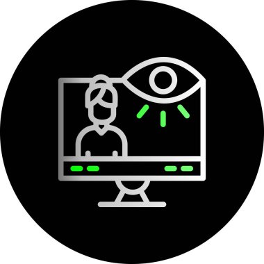 seo modern simgesinin vektör illüstrasyonu