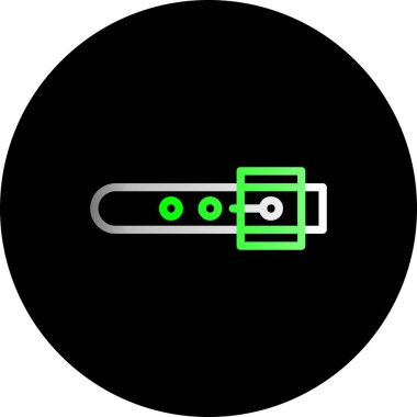 Benzersiz vektör çizgisi simgesi