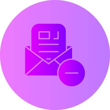 Posta simgesinin vektör illüstrasyonu