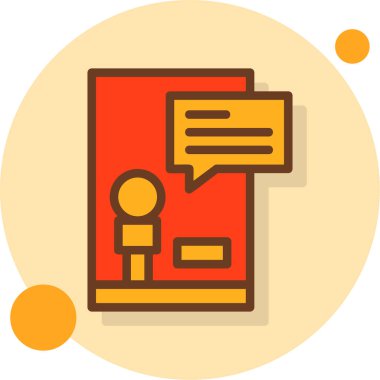 Reklam pazarlama tanıtım simgesi - taslak biçimi