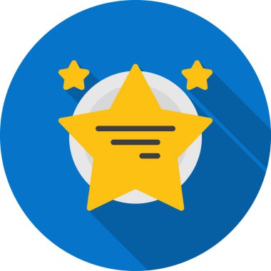 yıldız simgesi vektör illüstrasyonu