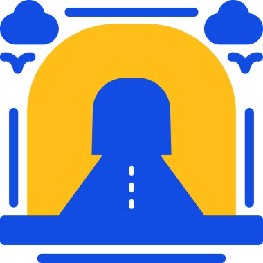 bina inşaat evi simgesi - taslak biçimi