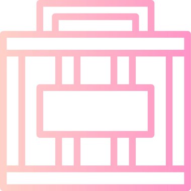 çanta çanta çanta simgesi ana hat biçiminde