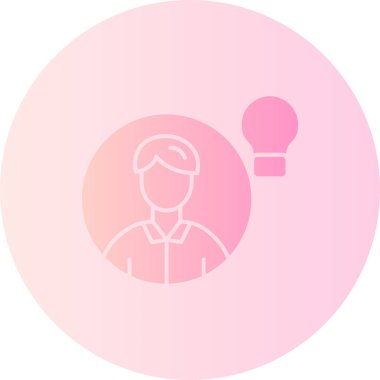 Maske simgesi olan bir adamın vektör çizimi