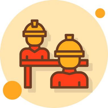 Bir grup insanın vektör çizimi