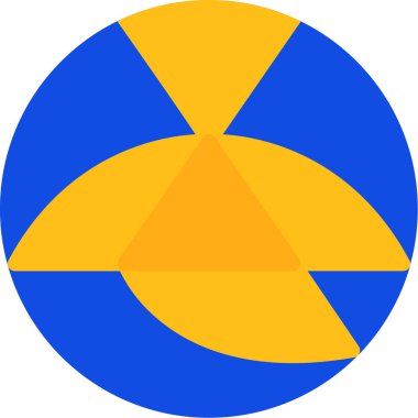 Palau bayrağı, vektör illüstrasyonu