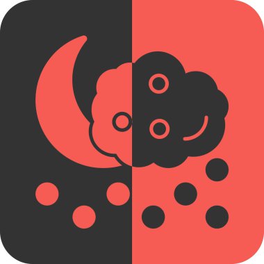 vektör ay simgesi illüstrasyonu