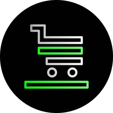 Alışveriş arabası çizim tasarımı