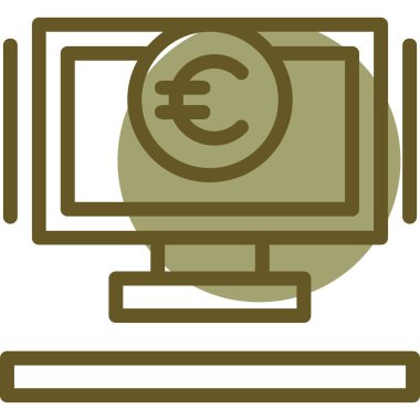 dolar sembollü bilgisayar ekranı