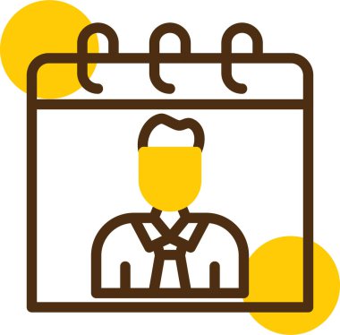 İş ve finans simgesinin vektör illüstrasyonu