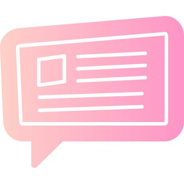 konuşma kabarcığı vektör çizimi