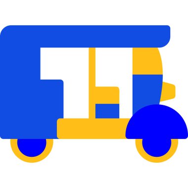 Düz biçimli ulaşım aracı teslim simgesi