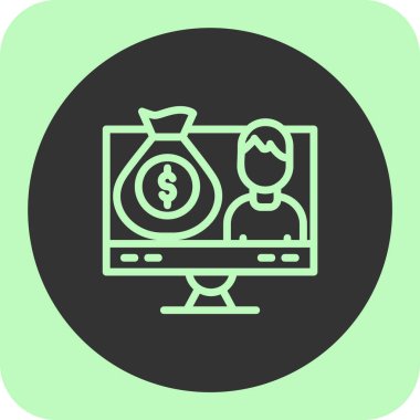 para simgesi vektör illüstrasyonu