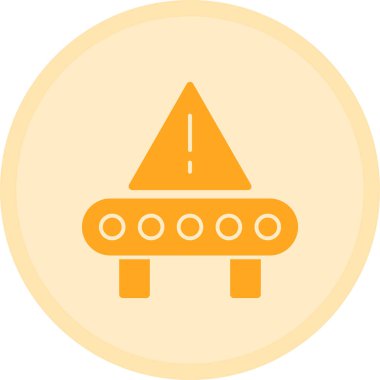 Düz biçimli uyarı simgesi