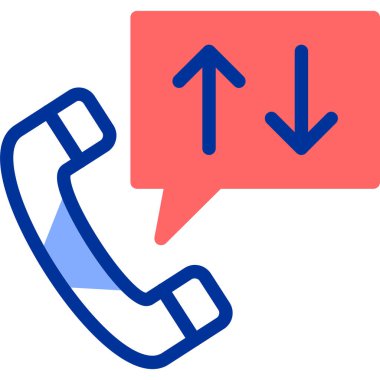 Telefon simgesi vektör illüstrasyonu