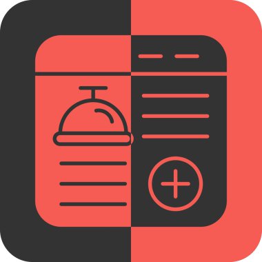 yiyecek servis simgesi vektör illüstrasyonu