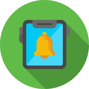 Çanta vektör çizim tasarımı olan akıllı telefon