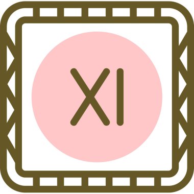 Modern bir simgenin vektör illüstrasyonu