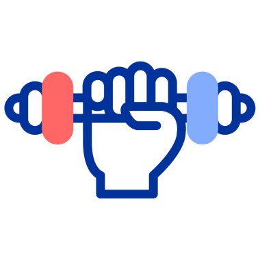 dambıl simgesi vektör illüstrasyonu