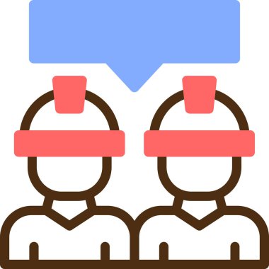 Konuş. Web simgesi basit illüstrasyon