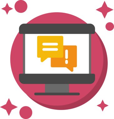 sohbet kabarcıklar ile dizüstü bilgisayar