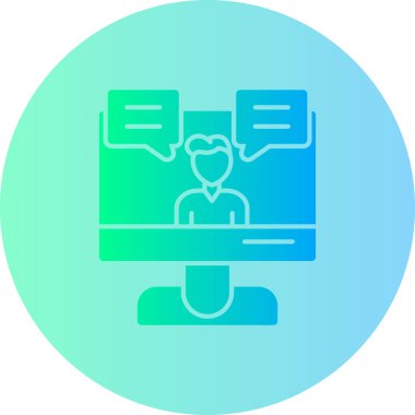 Modern bir simgenin vektör illüstrasyonu