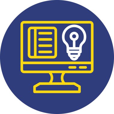 Vektör Bilgisayar Ağı Simgesi