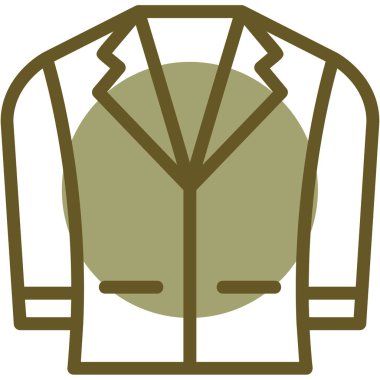 Ceket simge vektör çizim