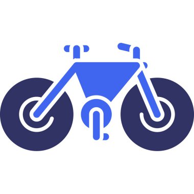 bisiklet bisikleti simgesi - taslak biçimi