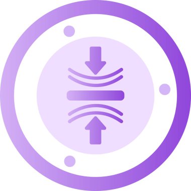 Rüzgar simgesinin vektör illüstrasyonu