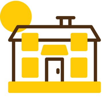 Ev. Web simgesi basit tasarım