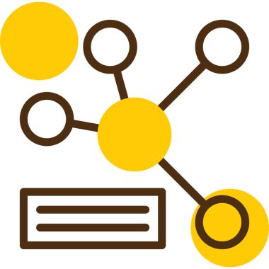 şebeke. Web simgesi basit illüstrasyon