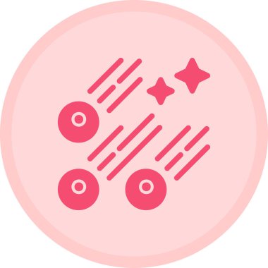 Bir yıldız simgesinin vektör illüstrasyonu