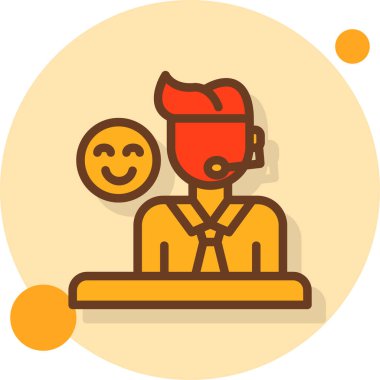 İnsan avatarı. Web simgesi basit illüstrasyon