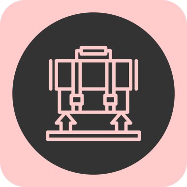 Modern eğitim ikonunun vektör illüstrasyonu