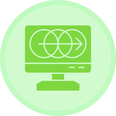 bilgisayar simgesi vektör illüstrasyonu