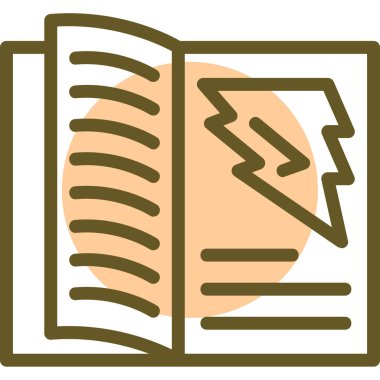 belge simgesi vektör illüstrasyonu