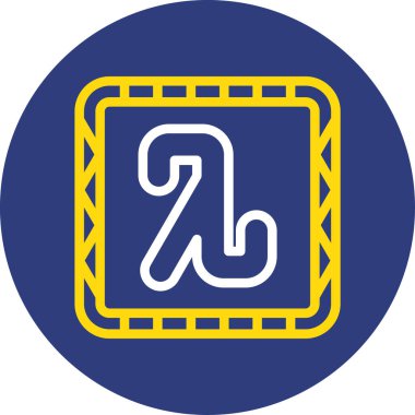 Bir yılan simgesinin vektör illüstrasyonu