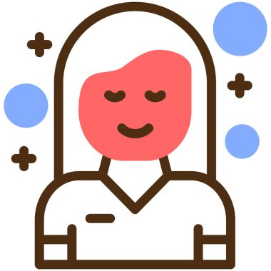 avatar kadın yüz simgesi