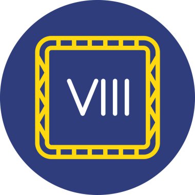 Kişisel bilgisayarın vektör simgesi ve dijital numara 1