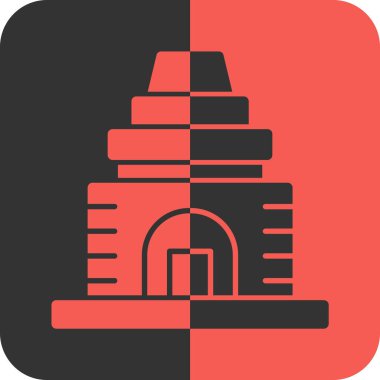 Bina. Web simgesi basit illüstrasyon