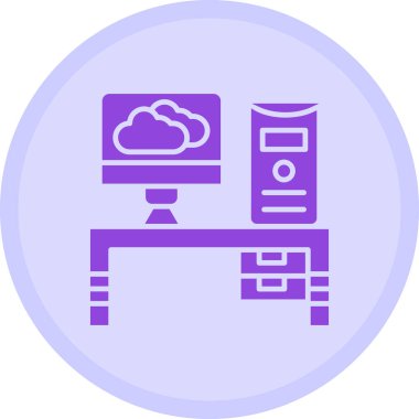 Bulut. Web simgesi basit tasarım