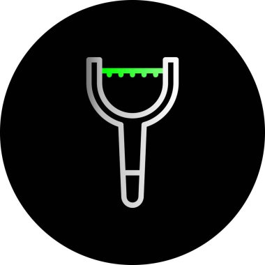 İngiliz anahtarı simgesi vektör illüstrasyonu.