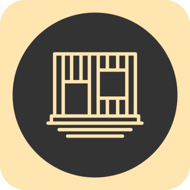 Modern b 'nin vektör illüstrasyonu eksik simgesi